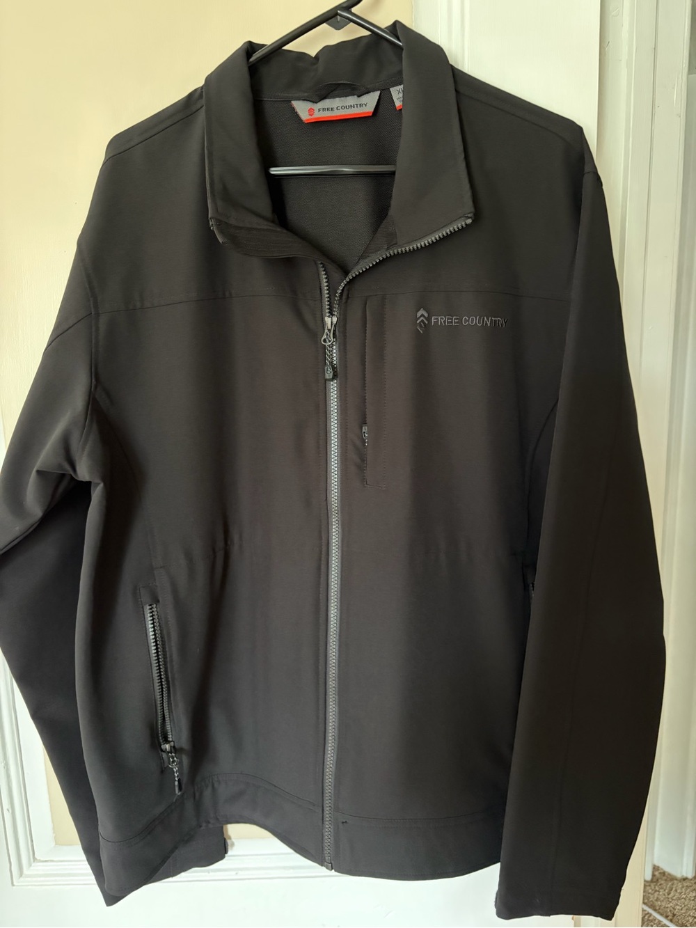 Free Country Men's Dark Brown Lightweight Zip Jacket